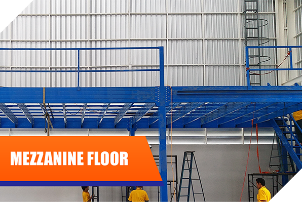Mezzanine Floor เป็นชั้นลอยที่ใช้โครงสร้างของชั้นวางด้านล่าง เป็นฐานเพื่อใช้ในการต่อเติมชั้นใช้งานด้านบนให้เป็นชั้นลอย เพื่อประโยชน์ในการใช้พื้นที่ความสูงได้อย่างมีประสิทธิภาพ