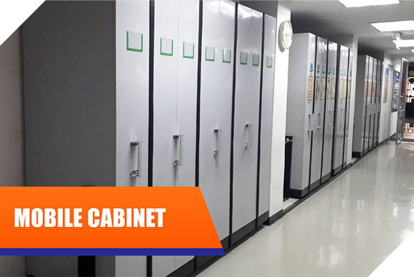 Mobile Cabinet ตู้เคลื่อนที่ หรือตู้จัดเก็บเอกสารบนรางเลื่อน ระบบน็อคดาวน์ที่สามารถเคลื่อนย้ายได้ ถอดประกอบได้ สามารถประหยัดพื้นที่ใช้สอยได้ถึง 50%